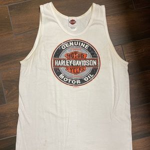 Vintage Harley Davidson tank